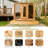 Smartmak® 6-8 Person Outdoor Wood Steam Sauna Room, Traditional Canadian Red Cedar Wooden Saunas Spa, ETL-Certified Heater, Rocks, Light, Headrest, Backrest, 195℉