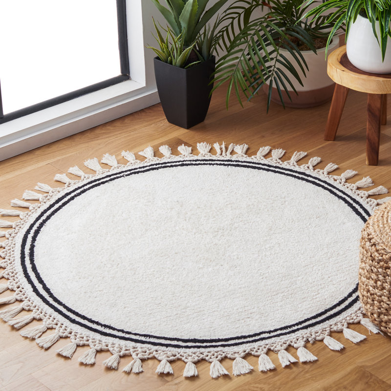 Tapis ivoire Easy Care 201, Rond 3 pi