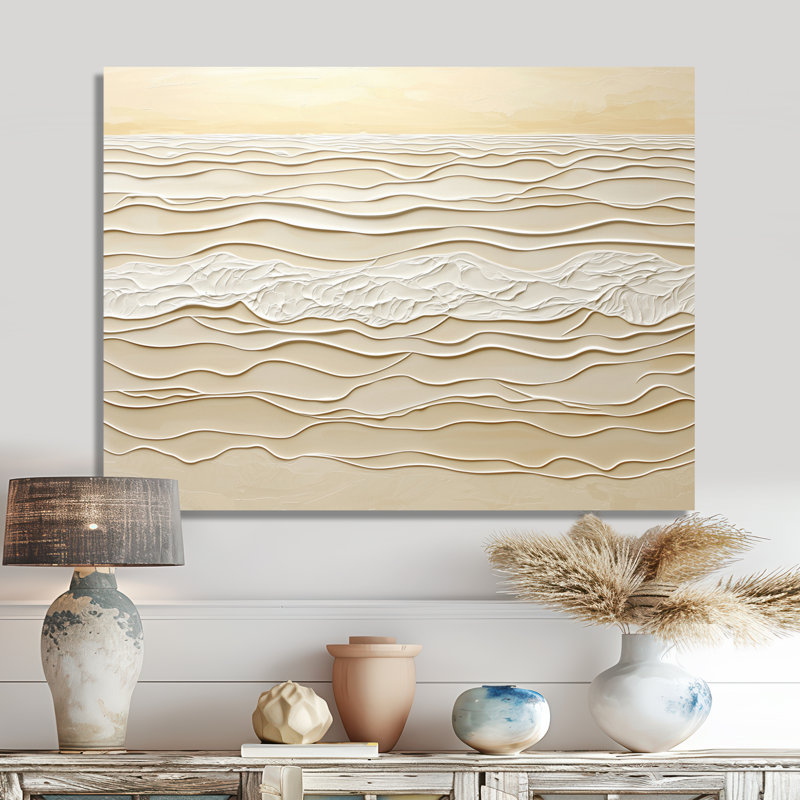 Seaside Dawn II - Coastal Metal Wall Art, Nautical Metal Print, 12" H x 20" W x 0.84" D