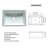 Montary 37Inch Bathroom Vanity Top Stone Carrara  New Style Tops With Rectangle Undermount Ceramic Sink And Single Faucet Hole
