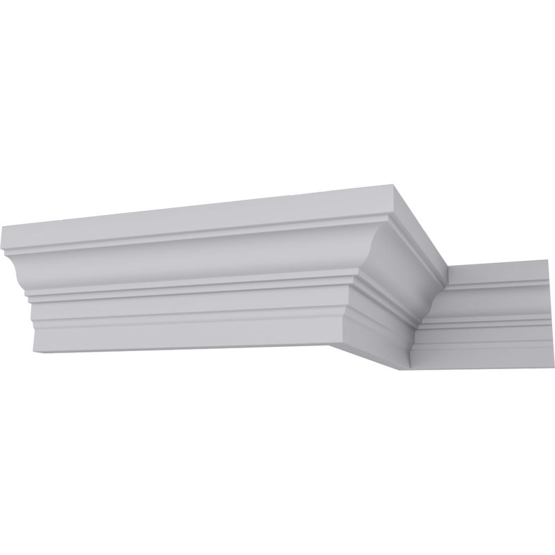 Primed White Polyurethane Crown Moulding for Ceilings