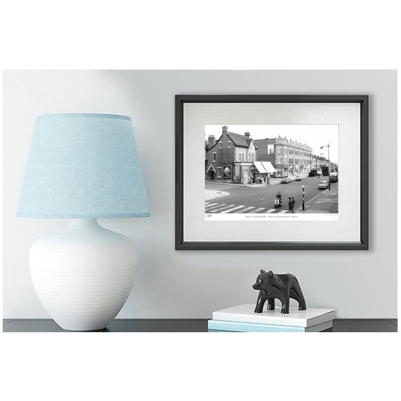 West Hendon, The Broadway C1965 by Francis Frith - Single Picture Frame Print, 28cm H x 36cm W x 2.3cm D