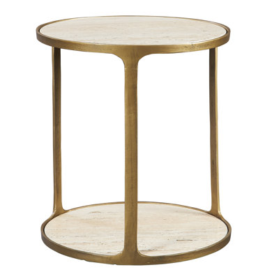 Zarlish Stone Tray Top End Table