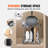 Pan and Pot Rack, 2-Tier Expandable Pull Out Under Cabinet Organizer, 12"W, Cookie Sheet Baking Pans Tray Racks, Adjustable Wire Dividers, Steel Lid Holder for Kitchen Cabinet & Pantry Storage