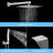Powerful Rain Shower System With Matte Black Finish For Luxurious Bath Experience