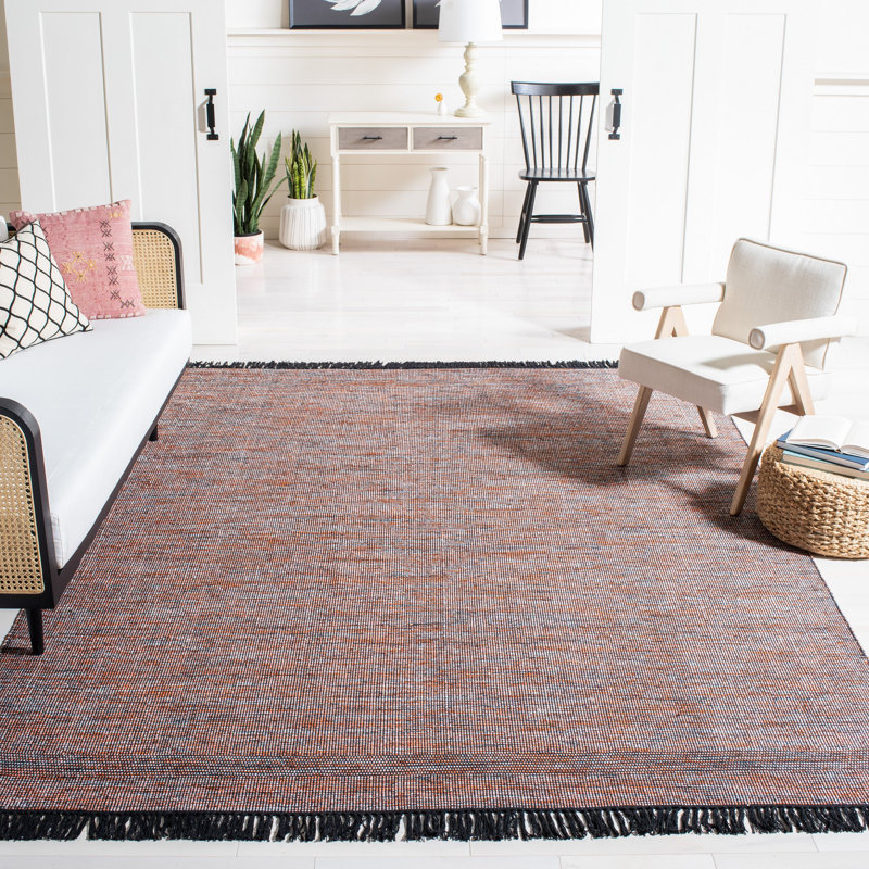 Tapis en coton tissé à la main Montauk, Rectangle 8 pi x 10 pi