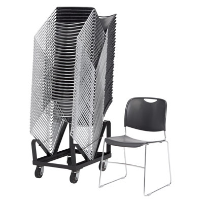 Chaise empilable ultra compacte avec chariot de transport NPS 8500 Series