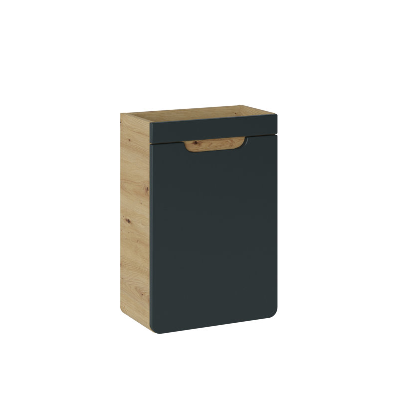 Craiganboy 400cm Bathroom Vanity Base Only in Natural/White, Black/Light Wood