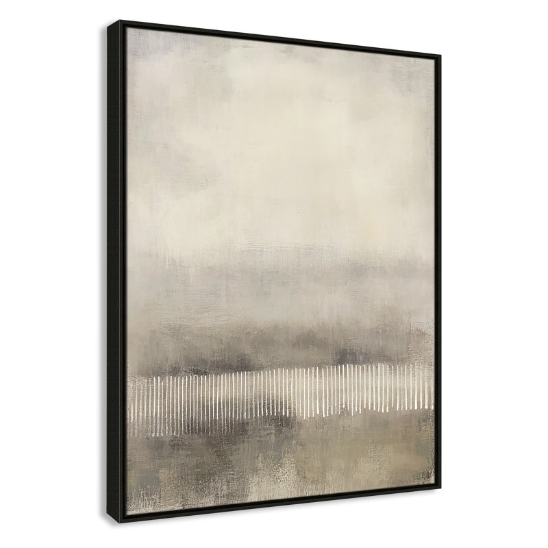 Équilibre équilibré «I» par Irena Orlov, H 41,5 po x l 31,5 po, Flottant espresso
