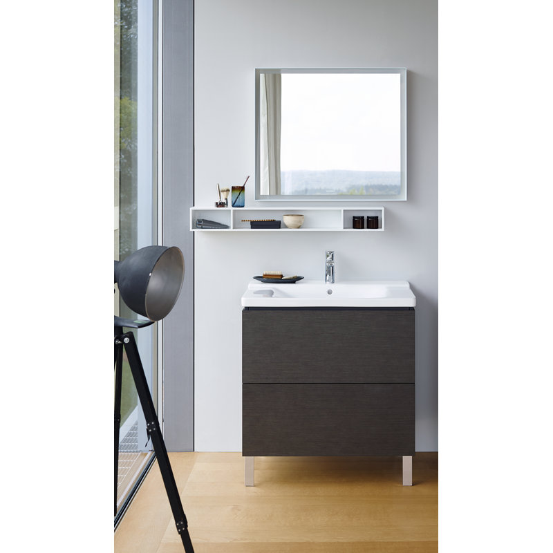 Base de meuble-lavabo simple 40,13 po seulement, Graphite mat