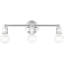 Éclairage pour meuble-lavabo moderne 20,25 po | Luminaire à 3 lumières | Matériau de base en acier.-340339177