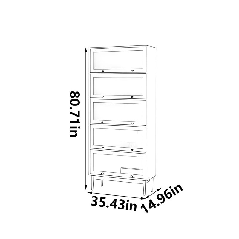 Large capacity storage bookcase