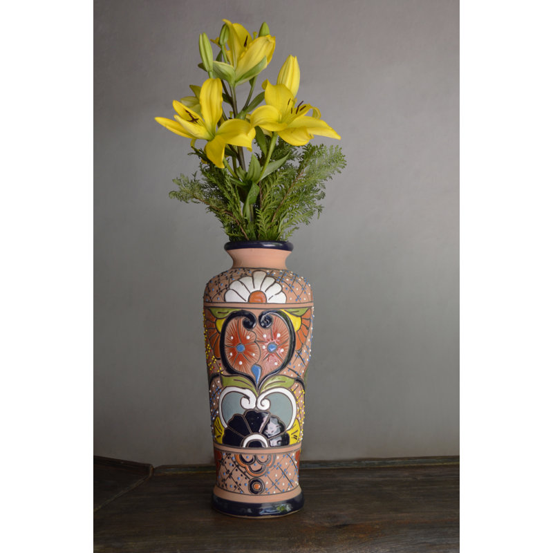 Petrinel Talavera Ceramic Table Vase