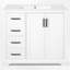 36" Single Bathroom Vanity With Ceramic Sink-1083007684