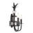 Hearst 2-Light Wall Sconce in Black Tourmaline-732977981