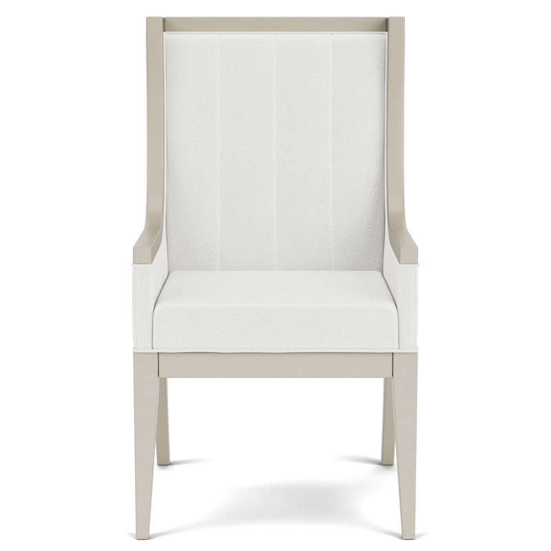 Chaise avec accoudoirs en polyester Busser