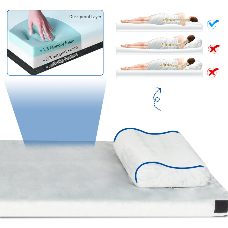 Shymere 3'' Medium-Firm Memory Foam Mattress