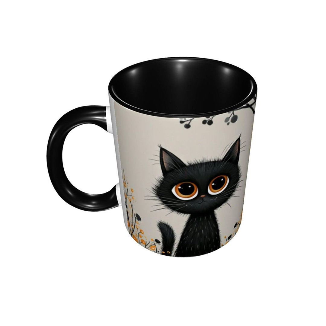 Cat Coffee Mug Cute Mugs 11oz Novelty Ceramic Tea Cup