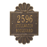 Signature Series 3-Line Wall Address Plaque