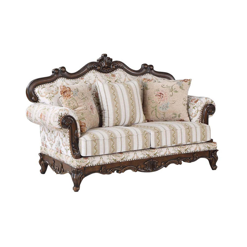 Causeuse Bennett en tissu beige