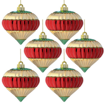4" Shatterproof Plastic Finial Ornament