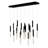 Thurso 18 - Light Dimmable LED Rectangle Chandelier-94314898