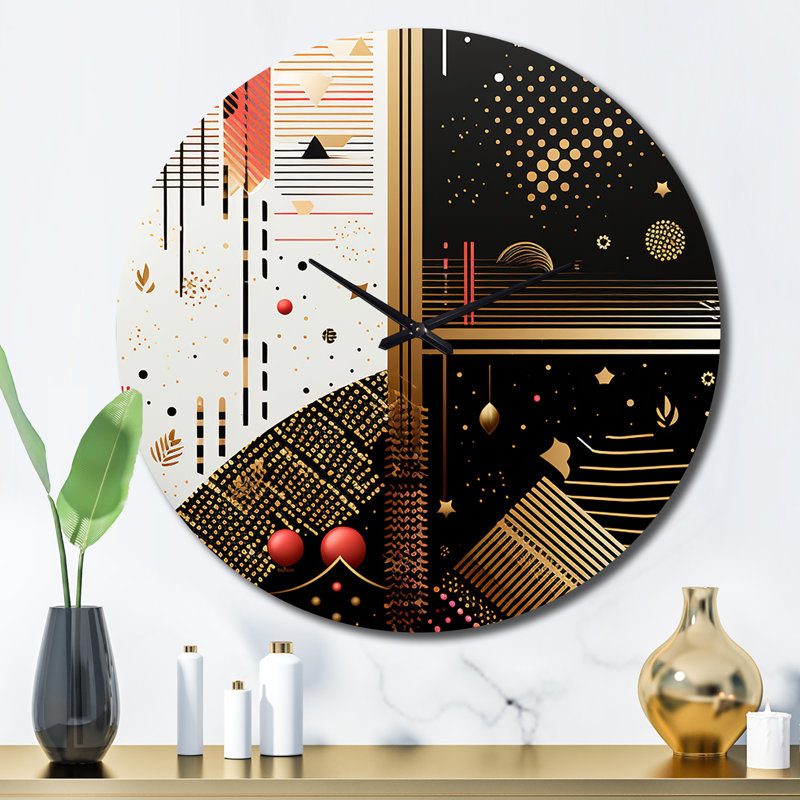 Horloge murale Boho Chic Bliss, Grand