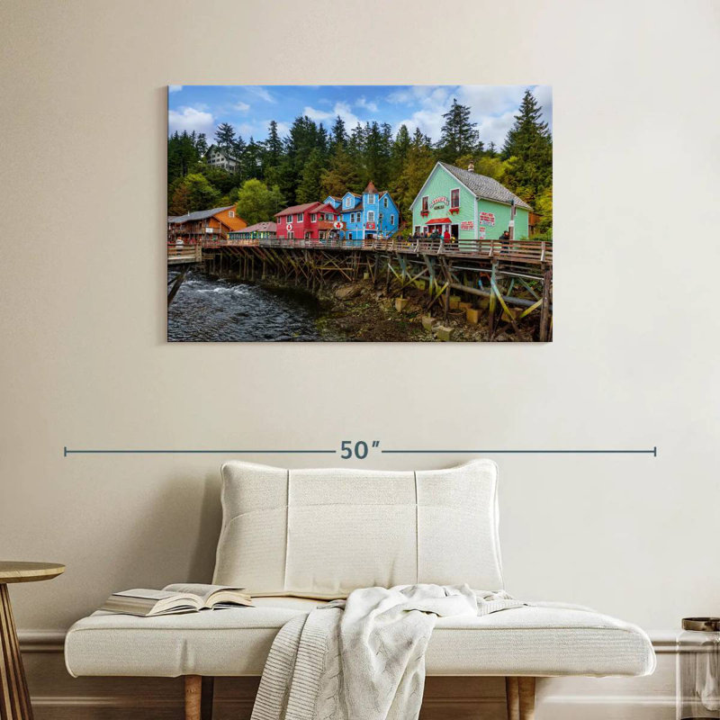 Kavia Downtown Ketchikan Alaska, 26" H x 39" W