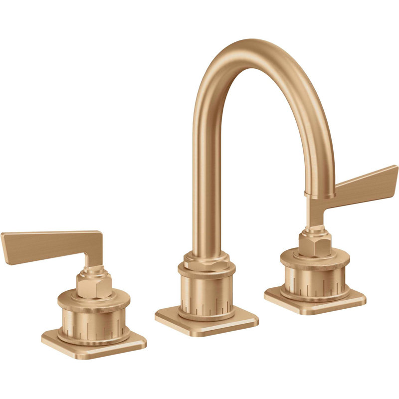 Steampunk Bay 8" Widespread Lavatory Faucet, Satin Bronze