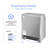 24.3 In. 260 Lbs. Built-in Ice Maker with 55 Lbs. Storage Bin, Flip-Up Door, Scoop, and Water Filter in Stainless Steel