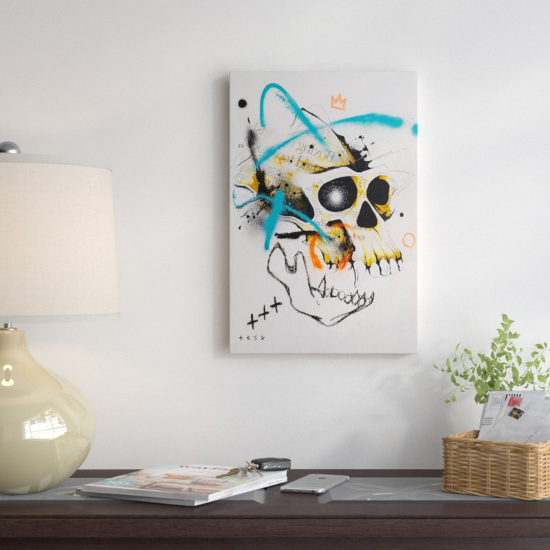 «Sans titre II» par Taka Sudo - impression sur toile tendue, H 26 po x l 18 po x P 1,5 po, Toile avec cadre noir