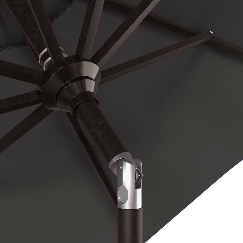 Parasol de marché 9 pi Junerose, Zinc - Pacifica Premium