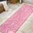 Halpert Vintage Filigree Textured Weave Fuchsia/Light Gray Indoor/Outdoor Rug-1744002363
