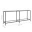 Hannmeike Glass Top Console Table-443084619-443084630