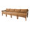 Monterey Teak Outdoor Deluxe Sofa with Sunbrella Cushions