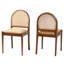 Ensemble de chaises de salle à manger 2 pièces Modern