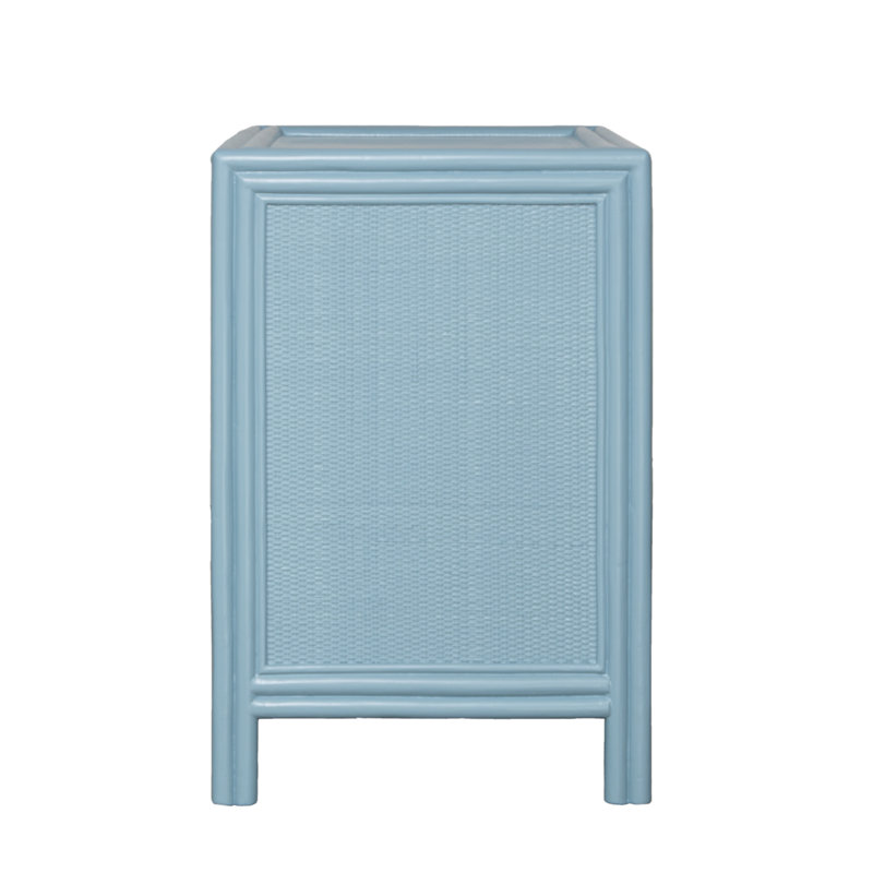 Aruba 1 - Drawer Nightstand, Pool Blue