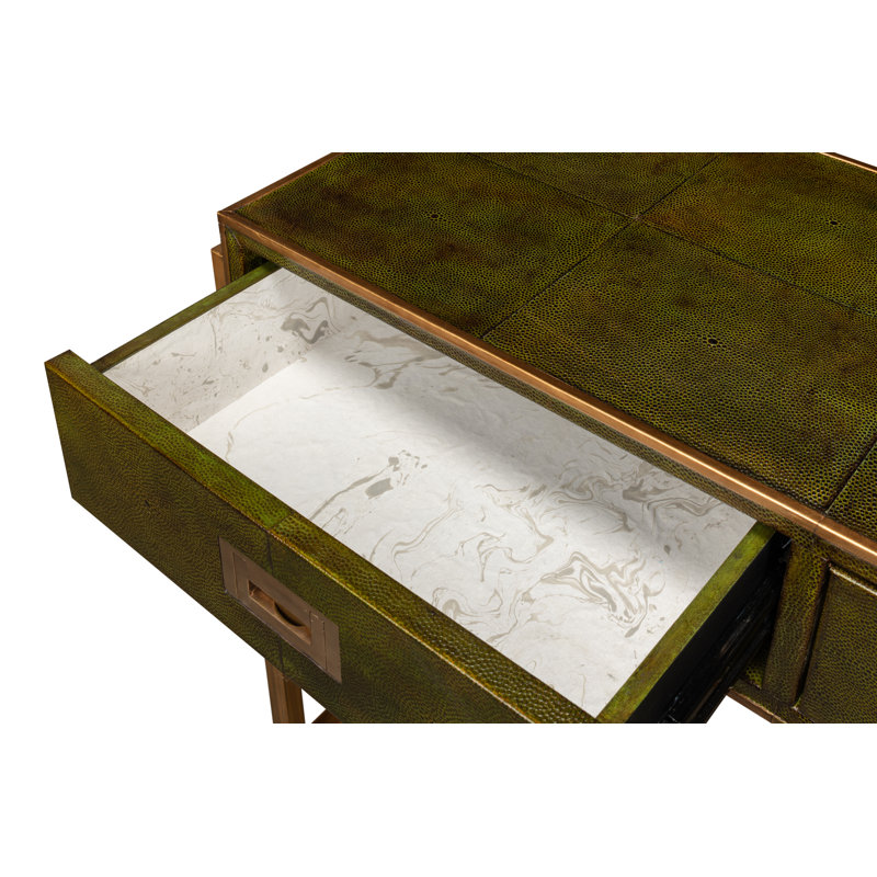 Shagreen 64'' W Console Table, Leaf