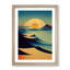 Abstract Mountain Sunset No.2 - Single Picture Frame Print-153264683-153264686