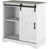 White cabinet+gray desktop