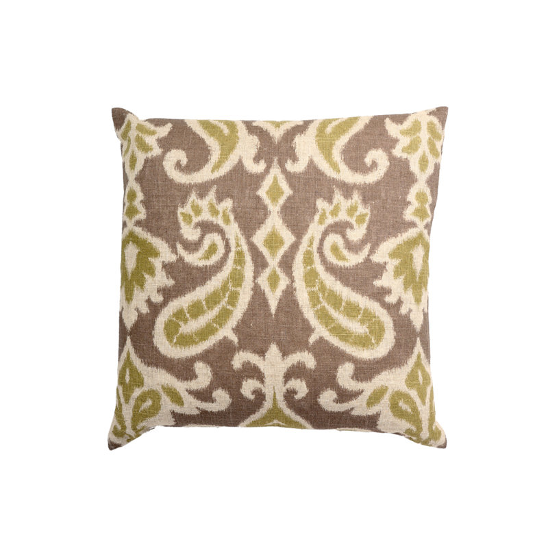 Traci Paisley Throw Pillow, Down
