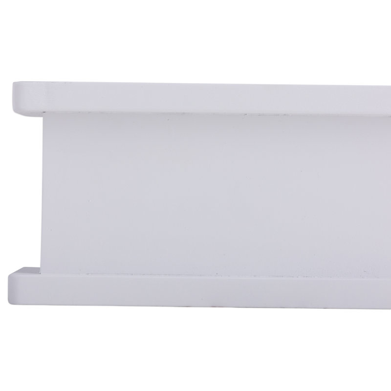 Hand Carved Wood Mantel, 60" L, White