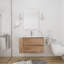Meuble-lavabo mural avec lavabo en gel