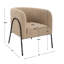 Fauteuil demi-tonneau Corrigan Studio® Jacobsen