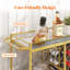 Bartolomea Metal Bar Cart