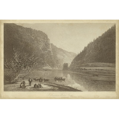" Delaware Water Gap " by Robert Hinshelwood Painting Print