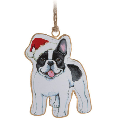Ornement suspendu festif Frenchie