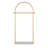 Modern Gold Garment Rack with Marble Base & Hanging Rod, Freestanding Clothes Rack for Bedroom Entryway