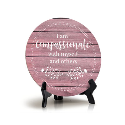 Plaque de table avec support
