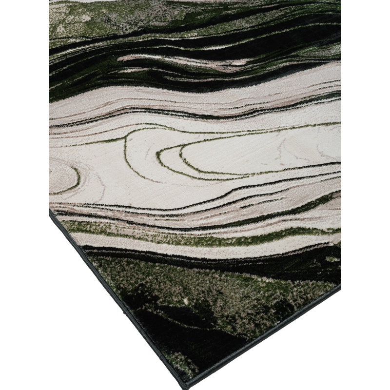 Charona Abstract Flatweave Indoor / Outdoor Area Rug, Rectangle 80 x 150 cm